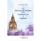 Law & Justice Publishing Co's The History and Analysis of the Common Law of England by Sir Matthew Hale [Edn. 2023]